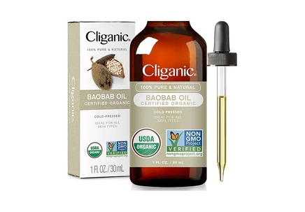 Органическое масло баобаба Cliganic, 59 мл
