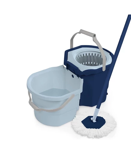 Швабра с отжимом Casabella Clean Water, 2-ведра, мультиколор