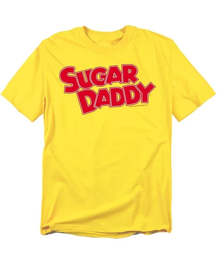 Мужская футболка Tootsie Roll Sugar Daddy, желтая