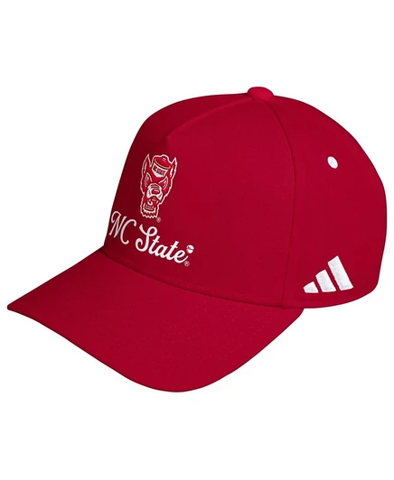 Унисекс кепка Adidas City of Oaks NC State Wolfpack, красная