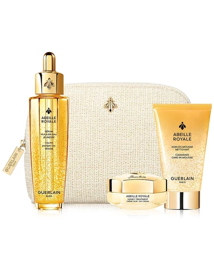 Guerlain, 4 шт. Набор для ухода за кожей Abeille Royale без цвета