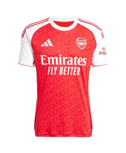 Мужская футболка Adidas Riccardo Calafiori 2025/26 домашняя, красная