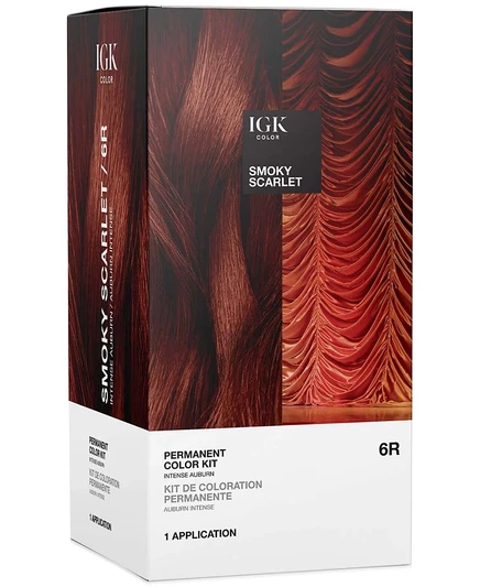 Краска для волос IGK Hair, набор 6 шт., дымчато-алый