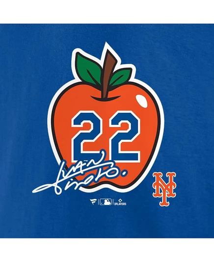 Мужская футболка Fanatics с номером игрока Juan Soto Royal New York Metts от Fanatics royal