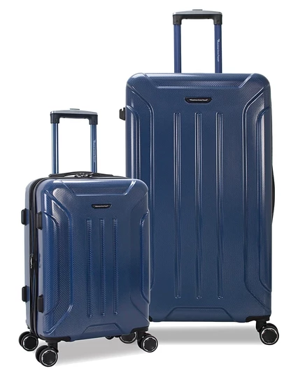 Набор из 2 жёстких чемоданов American Green Travel Optimus, синий