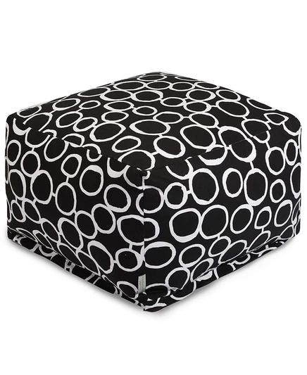 Пуф Majestic Home Goods Fusion 27×17″, черный