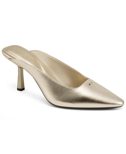 Женские туфли-лодочки Netta без застежки Mule от DKNY золотистого цвета