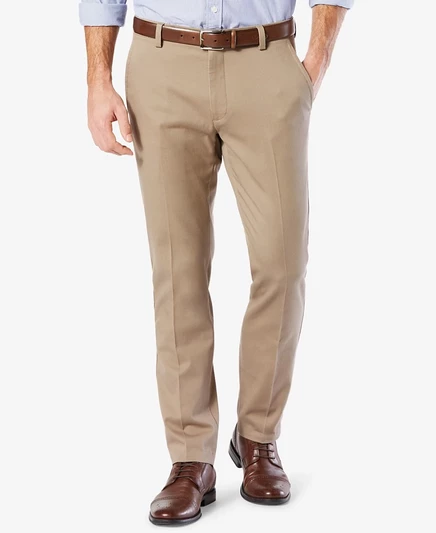 Мужские брюки Dockers Easy Slim Fit стрейчевые, бежевые