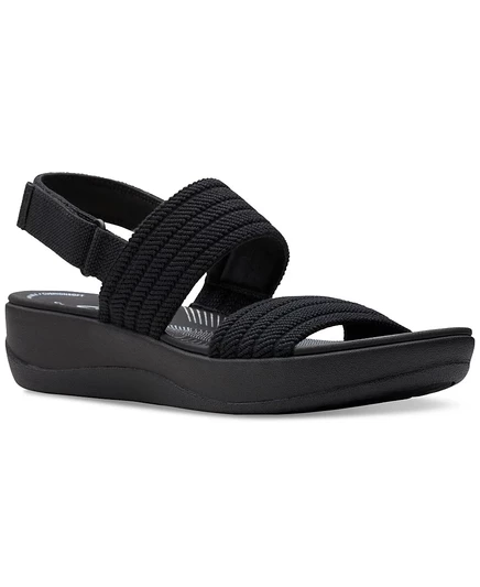 Женские сандалии Clarks Arla Stroll на платформе, черные