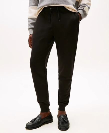 Мужские спортивные штаны Tommy Hilfiger Flag Logo, черные