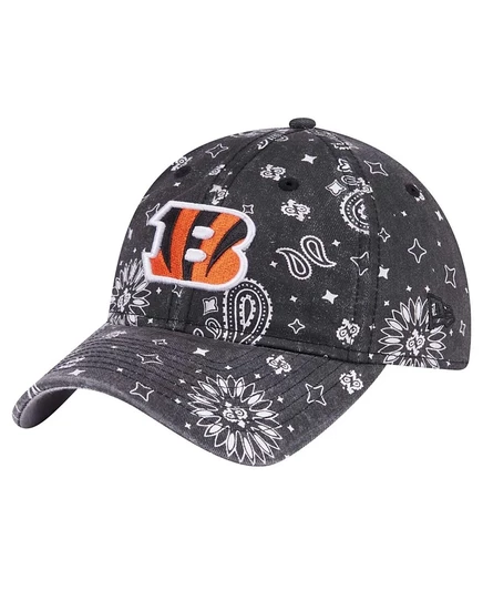 Женская кепка New Era 9Twenty Paisley, черная