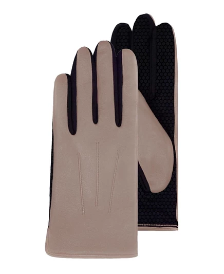 Женские перчатки Kessler Mia Grip наппа, сенсорные, коричневые