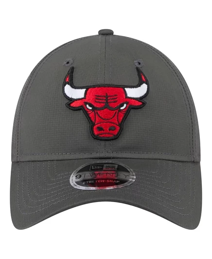 Мужская серая кепка Chicago Bulls Active Ripstop с регулируемой длиной 92 см от New Era charcoal