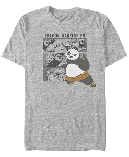 Мужская футболка Fifth Sun Dragon Warrior Po, серая