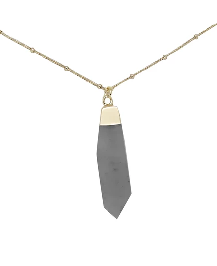 Ожерелье с подвеской из заряженного камня labradorite