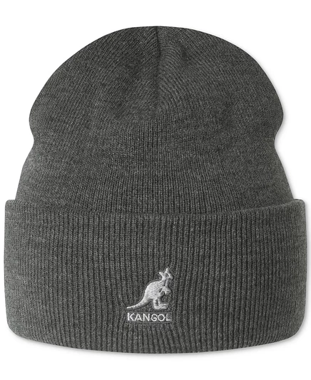 Мужская шапка-бини Kangol Acrylic Cuff, серая