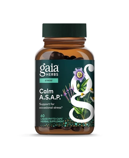 Диетическая добавка Gaia Herbs Calm A.S.A.P., 60 жидких фито-капсул