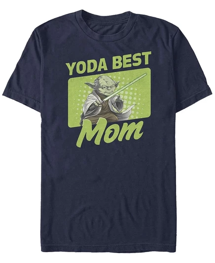 Мужская футболка Fifth Sun «Yoda Best Mom», синяя