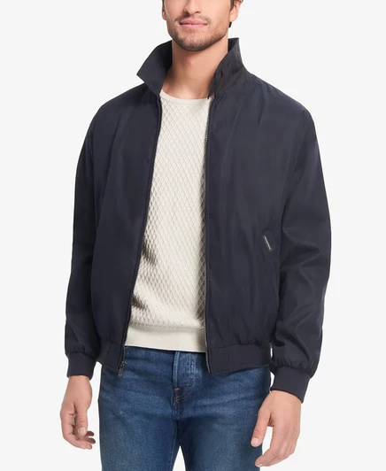 Мужская микрофибровая бомбер-куртка Weatherproof, синяя