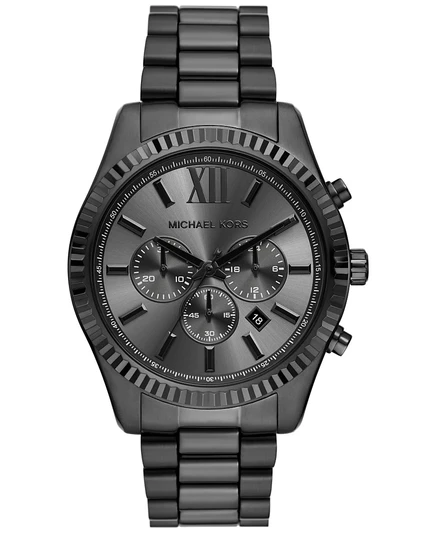 Мужские часы Michael Kors Lexington Chronograph 44 мм, черные