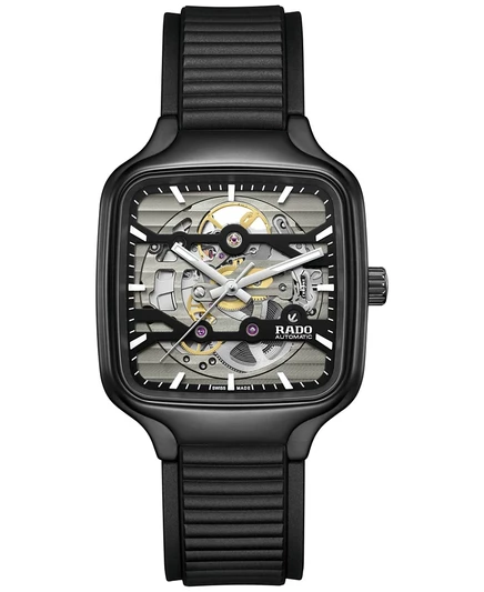 Унисекс часы Rado True Square 38 мм автомат, черные