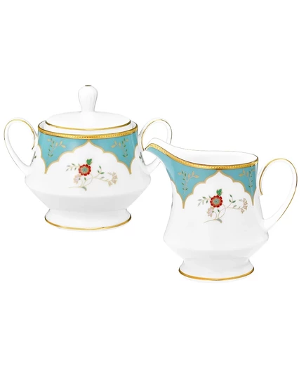Набор сахарница и молочник Noritake Lodi's Morning, белый