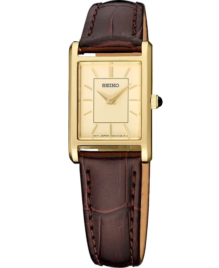 Женские часы Seiko Essentials, 19,6 мм, бежевые