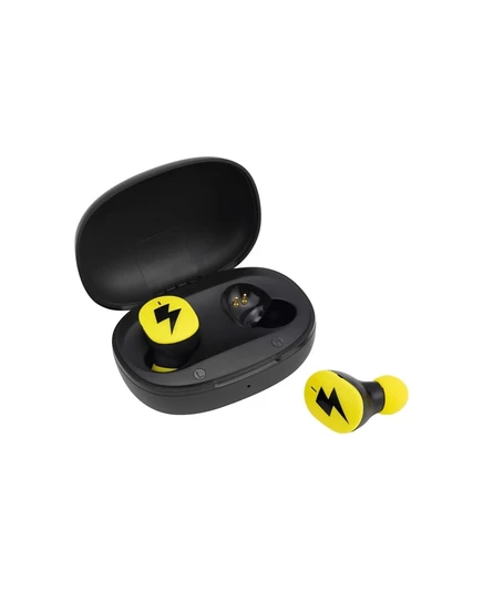 Беспроводные наушники eKids Pokemon Bluetooth True с чехлом для зарядки желтого цвета
