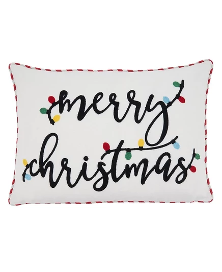 Декоративная подушка Saro Lifestyle Merry Christmas Design, 20