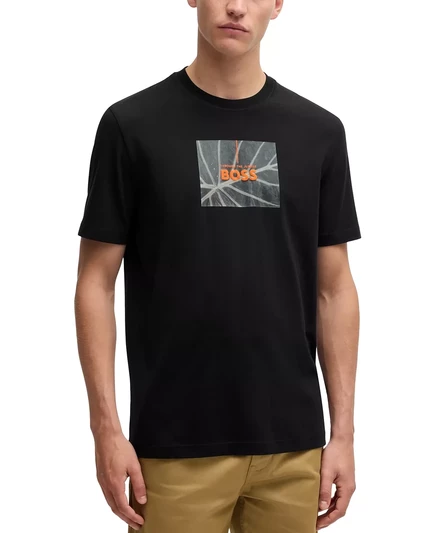 Мужская сезонная футболка BOSS by Artwork Hugo Boss black