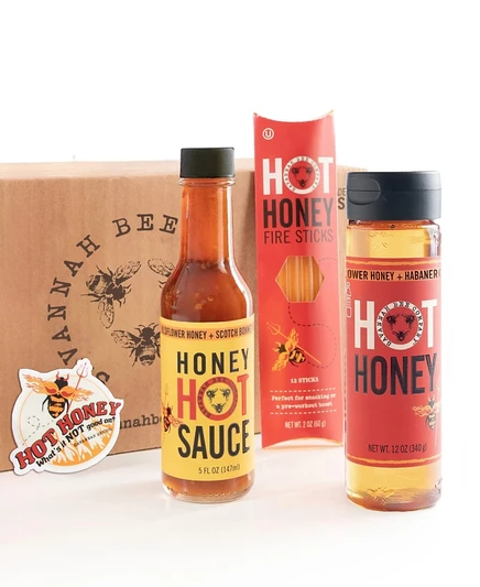 Подарочный набор Savannah Bee Company Hot Box, белый