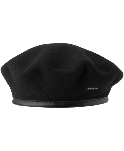 Мужской берет Kangol Monty из шерсти, черный