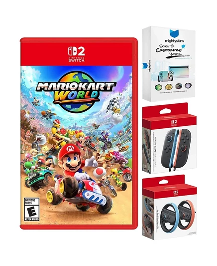 Игровая система Nintendo Switch 2 Mario Kart World с Joy‑Con 2, синие/красные