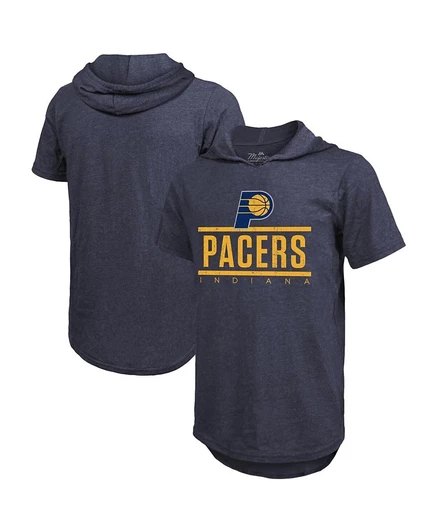 Мужская футболка-худи Majestic Indiana Pacers, синяя