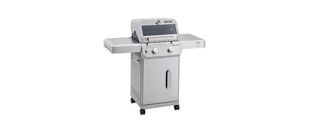 Гриль газовый Monument Grills, 2 горелки, серебристый