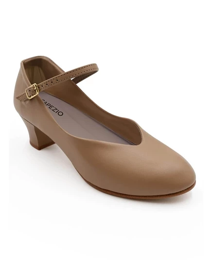 Детские сценические туфли Capezio Jr. Footlight, коричневые