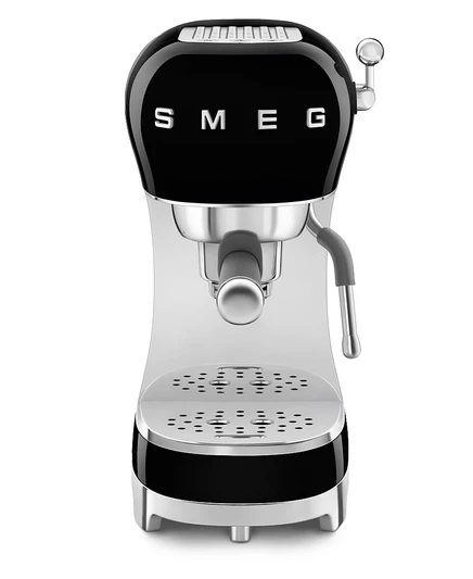 Эспрессо-машина Smeg в ретро-стиле 50-х, ручная, черная