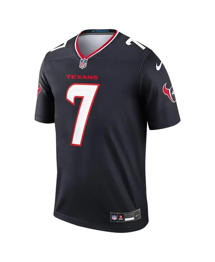 Мужская футболка Nike C.J. Stroud Navy Houston Texans, легенда команды, лучший игрок по результативности navy