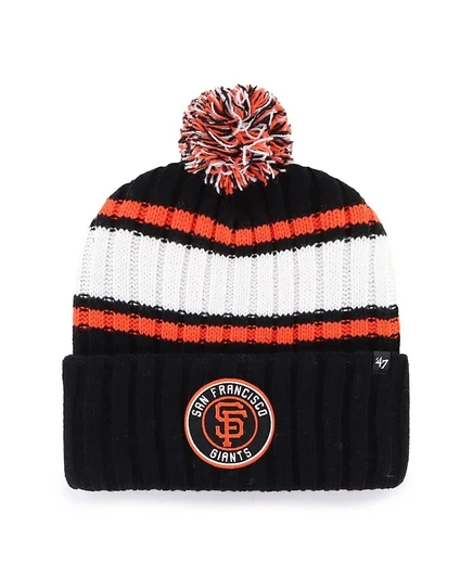 Мужская шапка '47 Brand San Francisco Giants с помпоном, черная