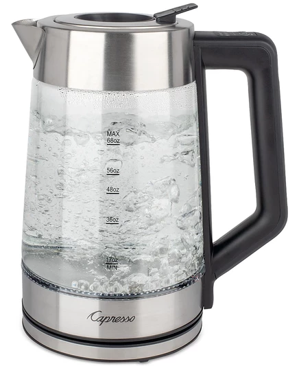 Электрочайник стеклянный Capresso H2O Select с терморегулировкой