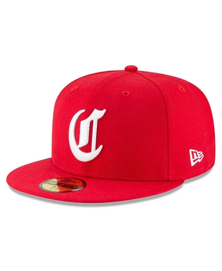 Мужская приталенная шляпа New Era Red из коллекции Cincinnati Reds Cooperstown из шерсти 59-го размера, красная