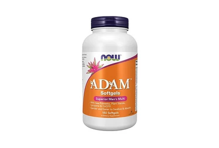 NOW Foods Adam Men's Multiple Vitamin, 180 капсул без цвета