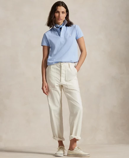 Женское поло Polo Ralph Lauren Classic-Fit, синее