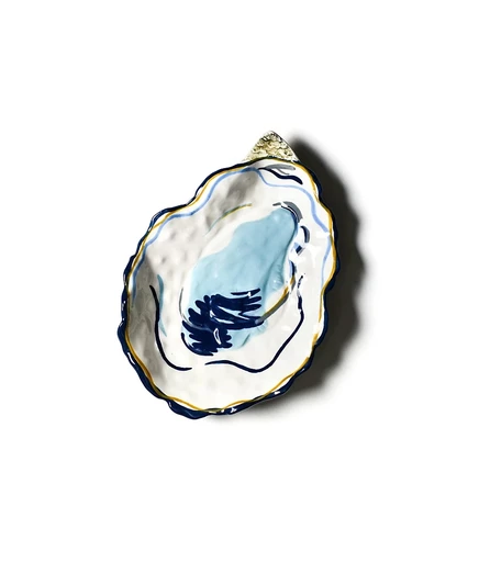 Блюдо Coton Colors Oyster Plate 21.6 см, синее