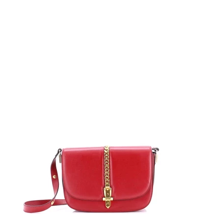 Женская сумка Pre-Owned Gucci Small Sylvie 1969, красная