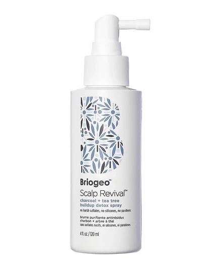 Детокс-спрей Briogeo Scalp Revival с древесным углем и экстрактом чайного дерева, 4 унции, без цвета