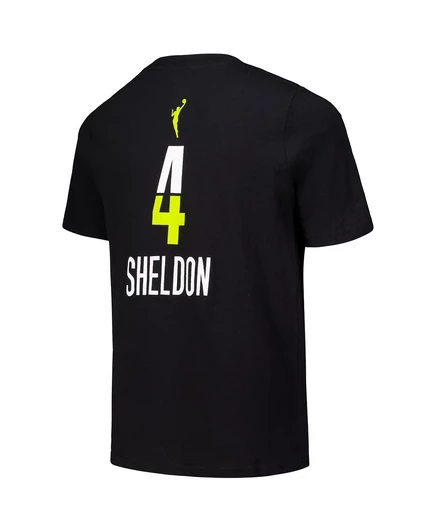 Футболка Nike Nike Big Boys and Girls Jacy Sheldon Black Dallas Wings Draft Rebel Edition с именным номером black