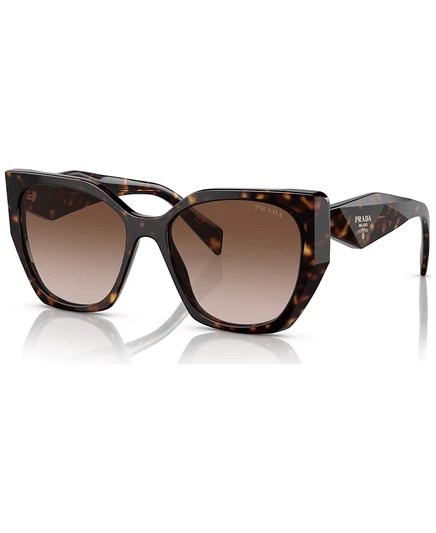 Круглые женские солнцезащитные очки Prada Symbole, коричневые, PR 19ZS