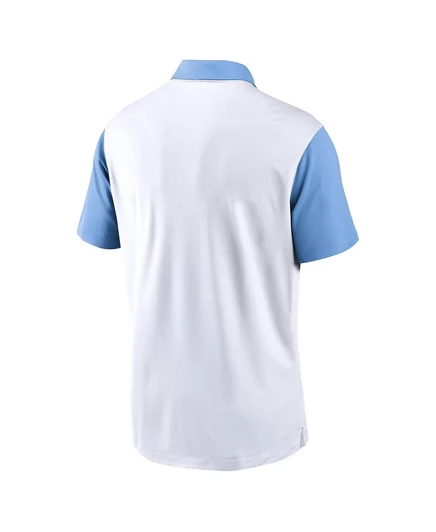 Мужское поло white, light blue