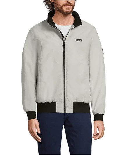 Мужская куртка Lands' End Classic Squall, серая